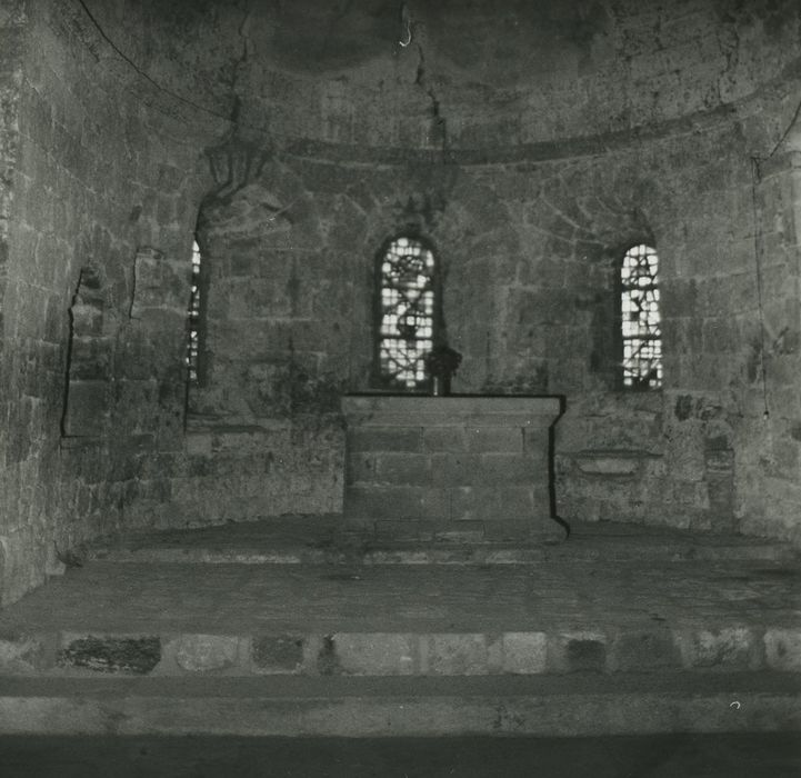 Chapelle Saint-Blaise-de-Jonzac : Choeur, vue générale