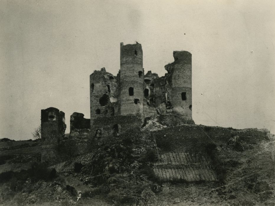 Ruines du Château fort : Ensemble sud-ouest, vue générale