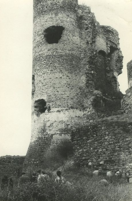 Ruines du Château fort : Tour sud-est, vue générale