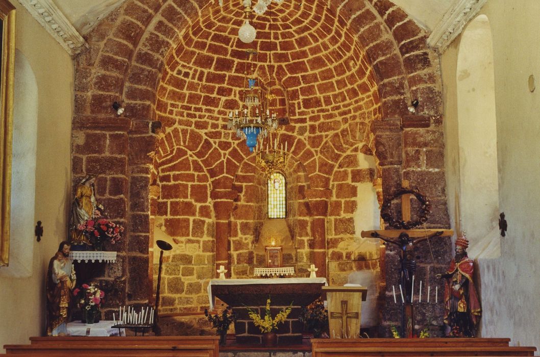 Eglise de Vabres : Choeur, vue générale