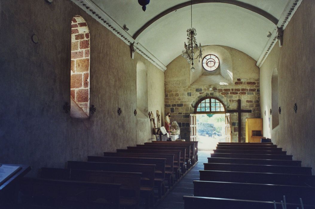 Eglise de Vabres : Nef, vue générale