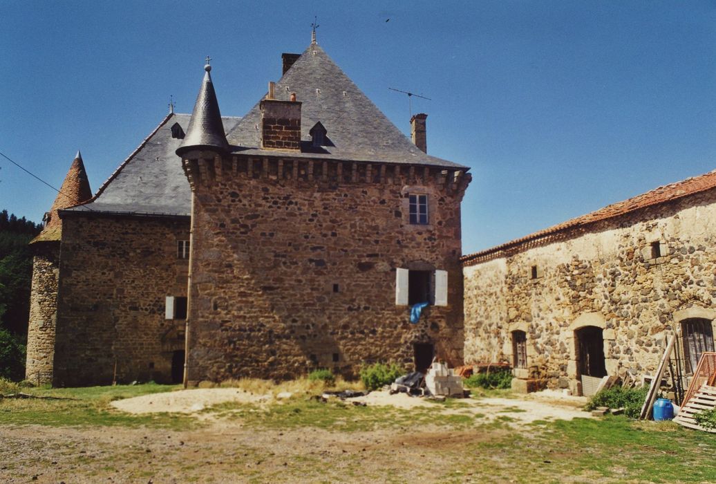 Château de la Beaume : Ensemble est, vue générale