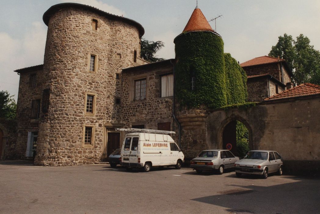 Château d’Aurec : Ensemble nord, vue générale