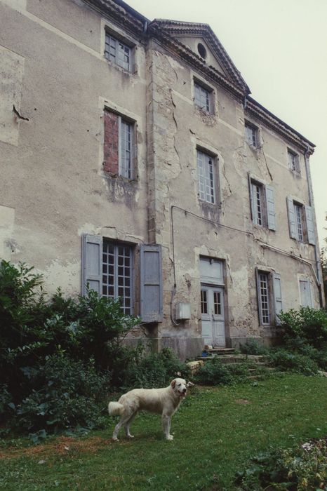 Château de la Grangeasse : Façade nord, vue partielle