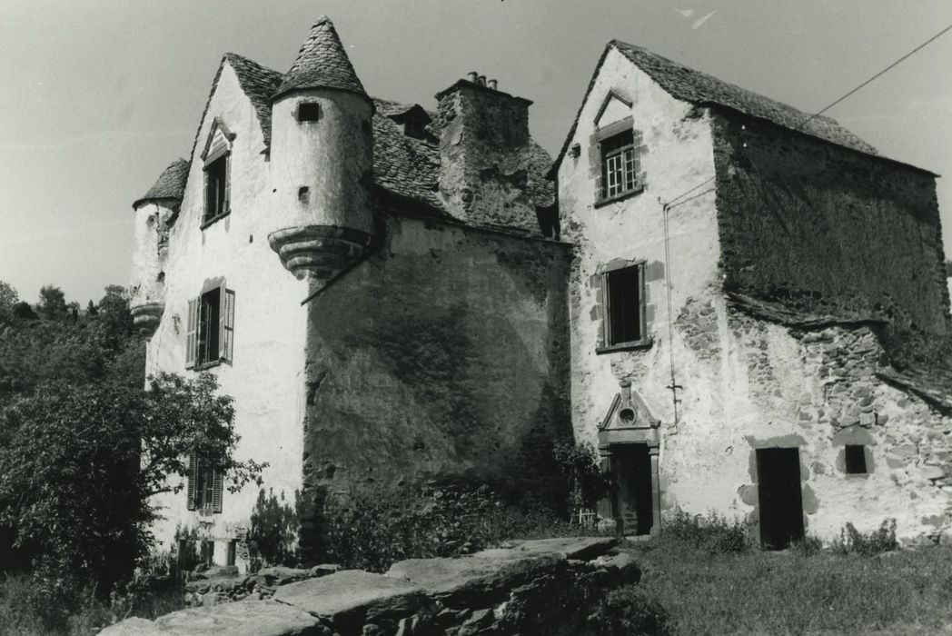 Château de Montmoirat : Ensemble est, vue générale