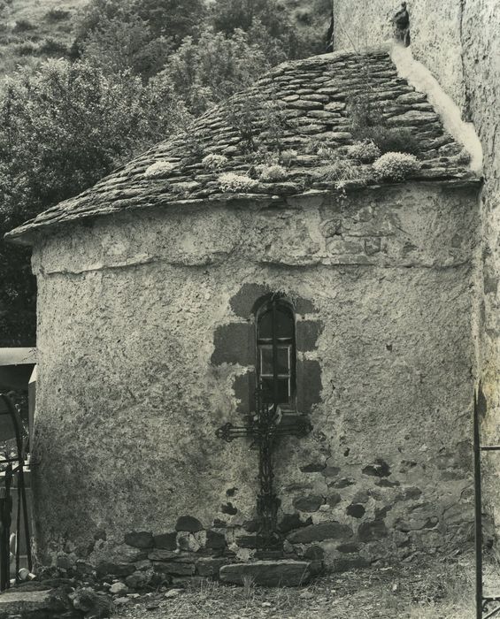 Eglise de Bousselargues : Chevet, vue générale