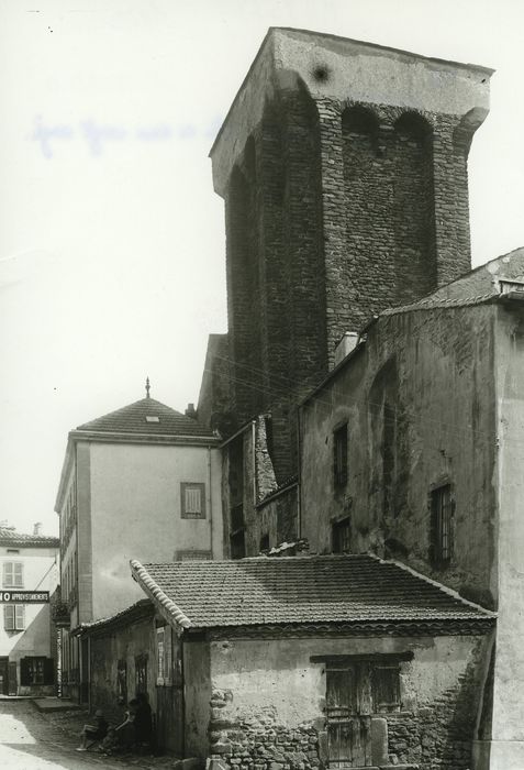 Ancien château de Mercoeur : Elévation nord-ouest, vue générale