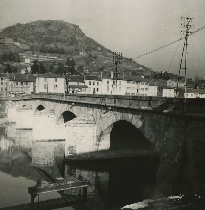 Vieux pont de Brives, vue générale