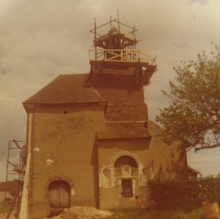 Chapelle-ermitage Sainte-Anne : Façade occidentale, vue générale