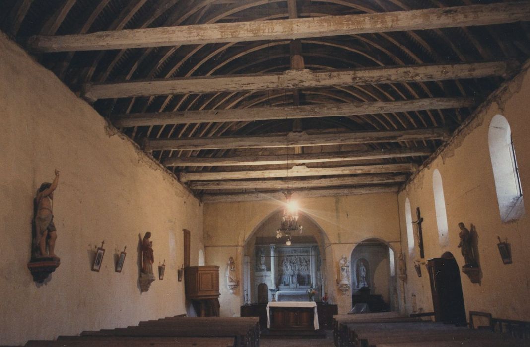 Eglise Saint-Maixent : Nef, vue générale