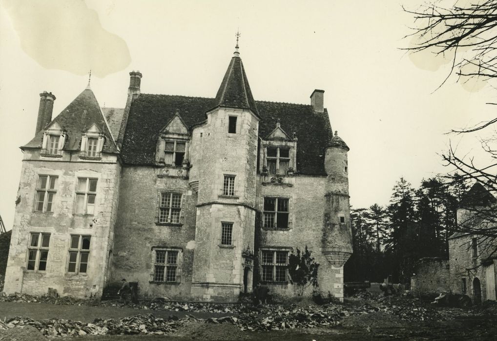 Manoir du Chastenay : Façade nord, vue générale