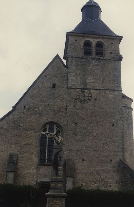 Eglise Saint-Didier et Saint-Leu : Façade occidentale, vue partielle