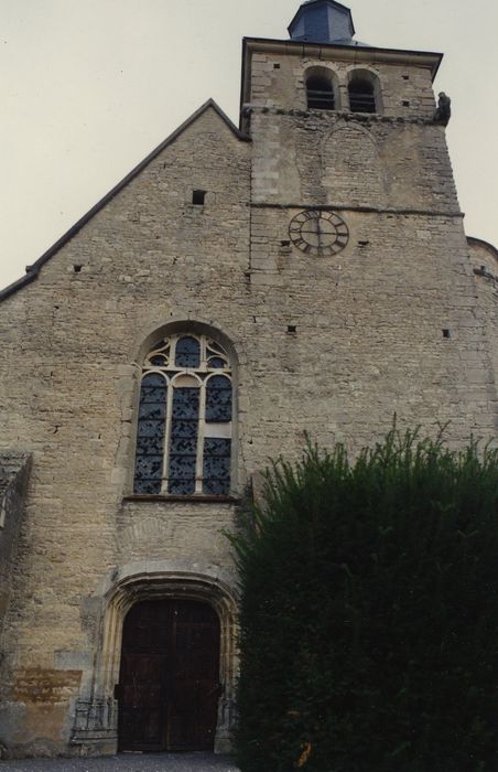 Eglise Saint-Didier et Saint-Leu : Façade occidentale, vue partielle