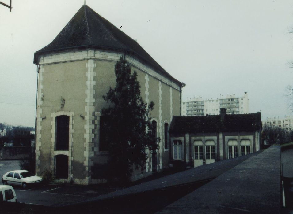 Ancien asile des aliénés : Chapelle, ensemble nord-est, vue générale