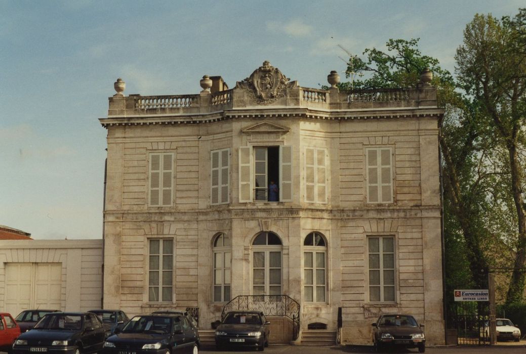 Château de Sparre : Façade sud, vue générale