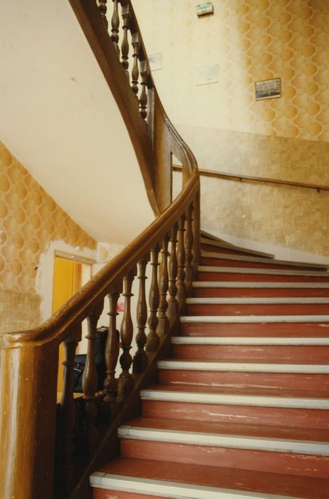 Hôtel Leclerc de Fourolles : Escalier monumental, vue partielle