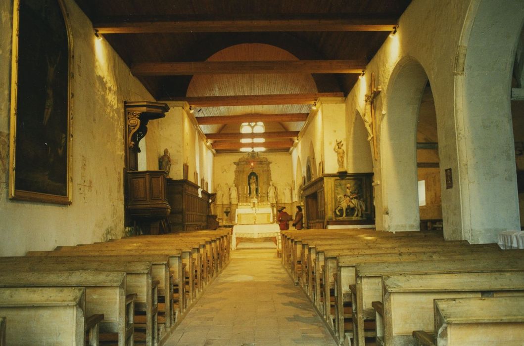 Eglise Saint-Martin : Nef, vue générale