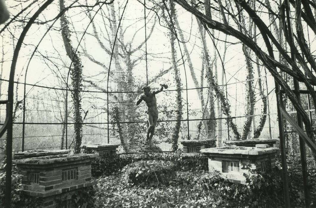 Château de Châtres : Parc, bosquet de Bacchus, vue générale