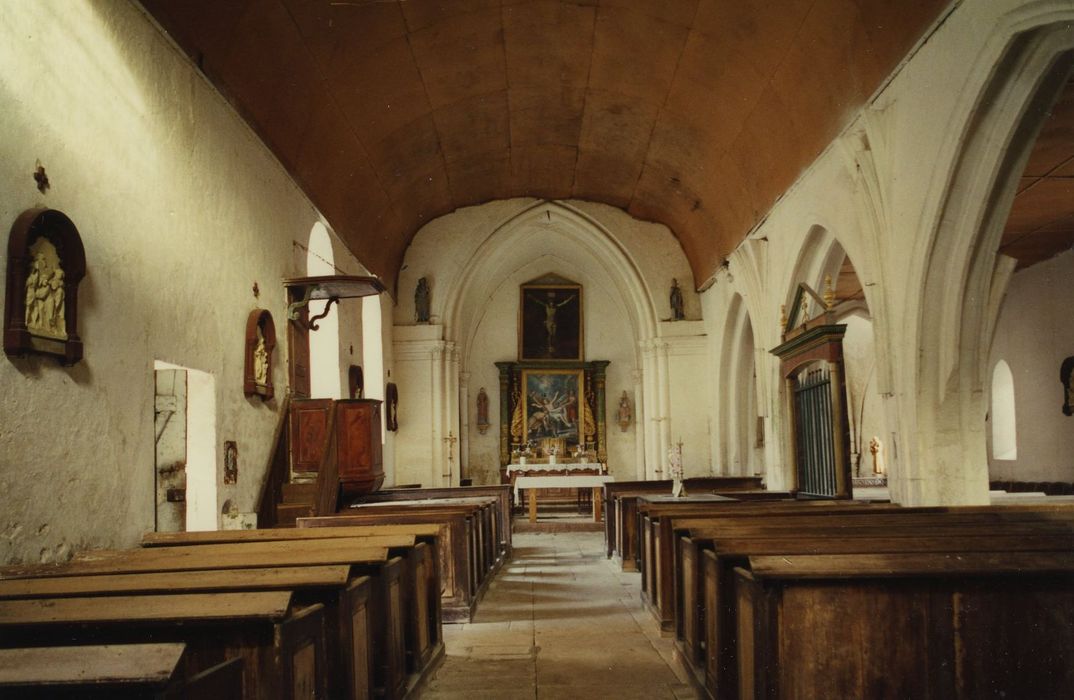 Eglise Saint-Laurent : Nef principale, vue générale