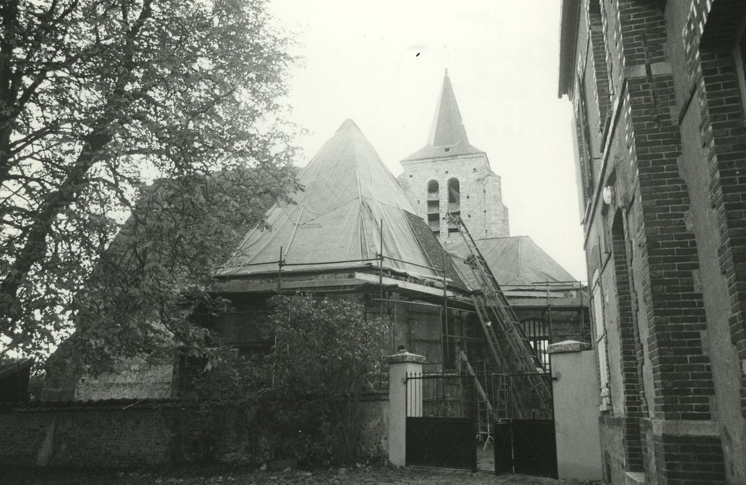 Eglise : Chevet, vue partielle