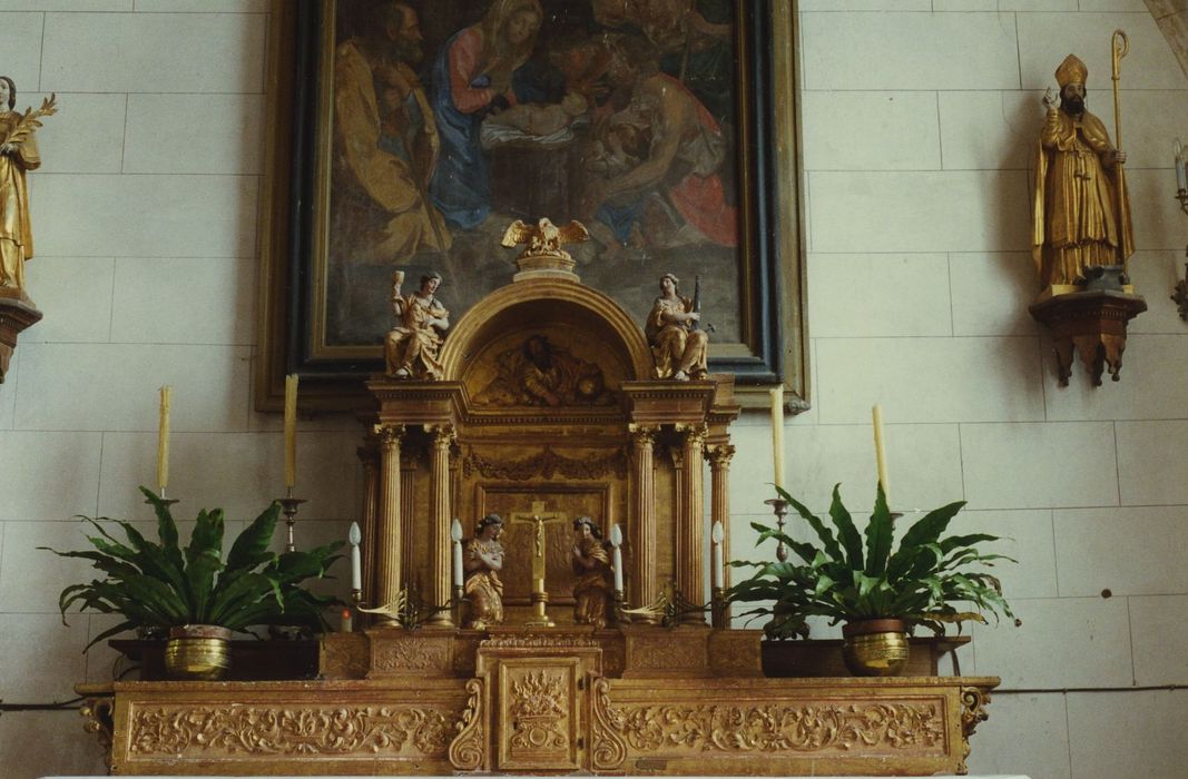 tabernacle, statuettes du maître-autel