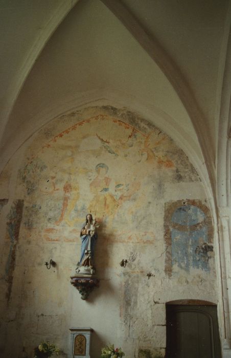 Eglise Notre-Dame-de-l'Assomption : Peinture monumentale : saint Hubert, vue générale