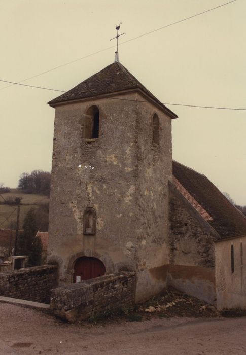 Eglise Saint-Germain : Clocher, élévations sud et ouest, vue générale