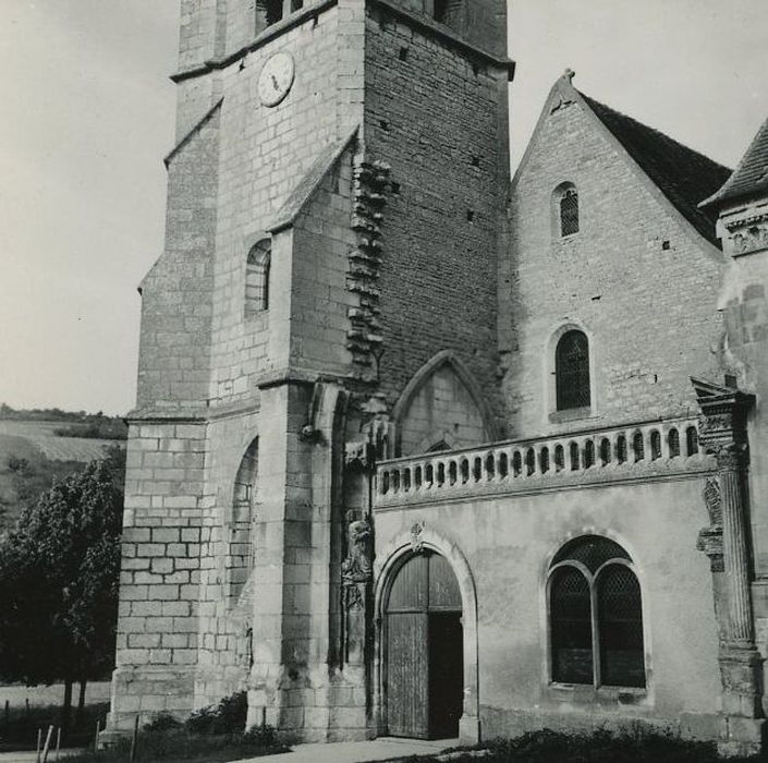 Eglise Saint-Germain : Façade occidentale, vue générale