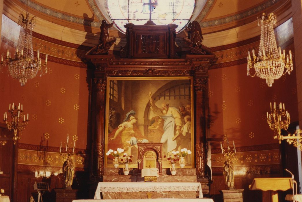 retable du maître-autel, tableau : Le Martyre de saint Hippolyte