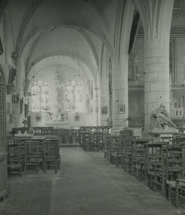 Eglise Saint-André : Bas-côté nord, vue générale