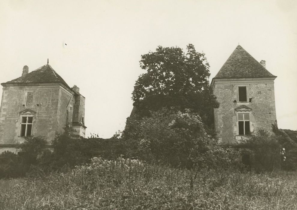 Château (restes) : Ensemble sud-est, vue générale