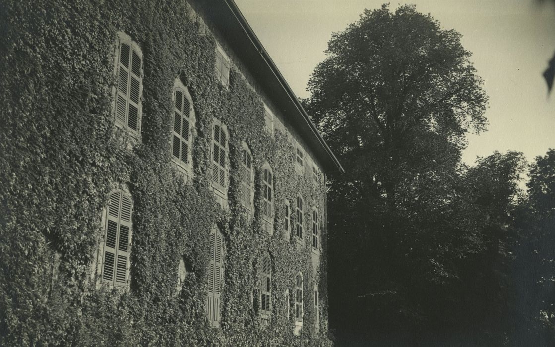 Château de Beauregard : Façade ouest, vue partielle