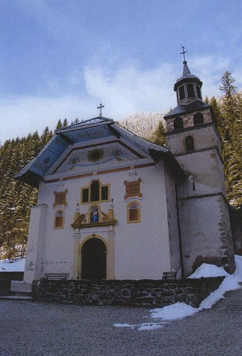 Chapelle Notre-Dame de la Gorge : Façade est, vue générale