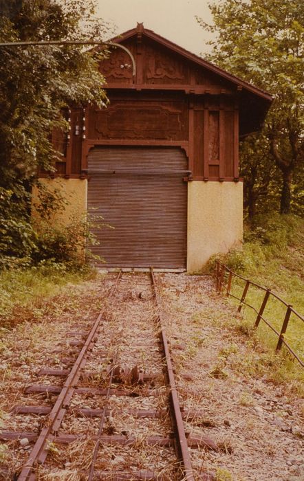 Funiculaire d'Evian-les-Bains à Neuvecelle : Station supérieure, vue partielle de la machinerie