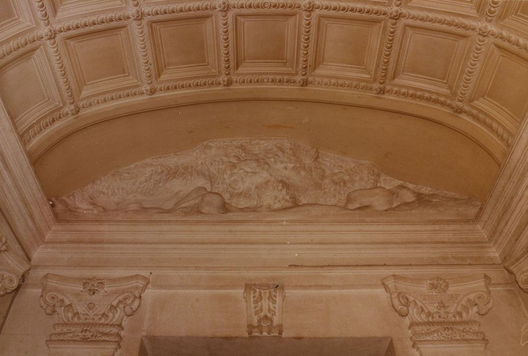 fronton du vestibule