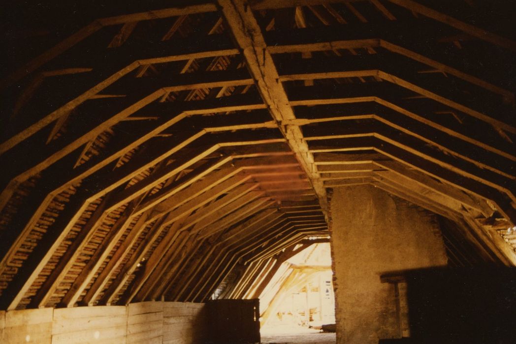 Maison à pans de bois : Charpente, vue générale