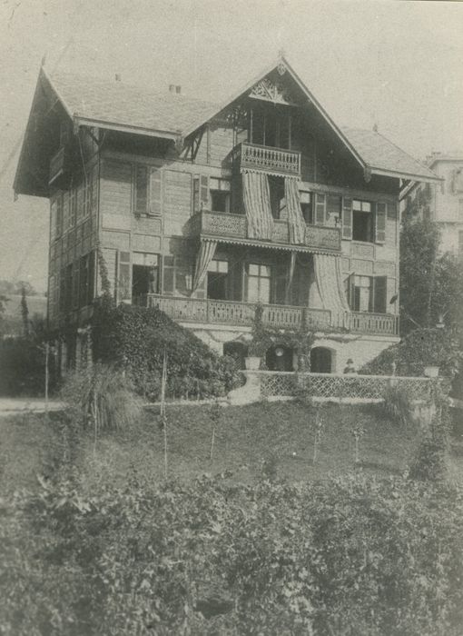 Chalet Charcot : Façade ouest, vue générale