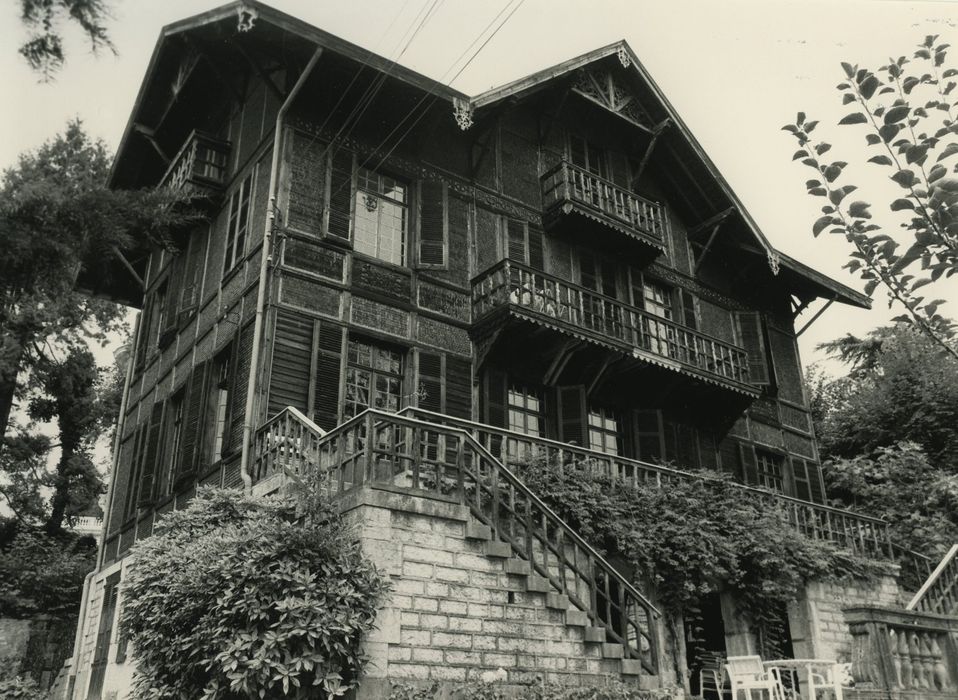 Chalet Charcot : Façade est, vue générale