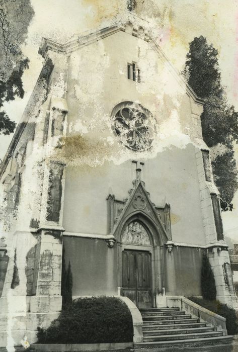 Centre hospitalier specialisé : Chapelle, façade sud, vue générale