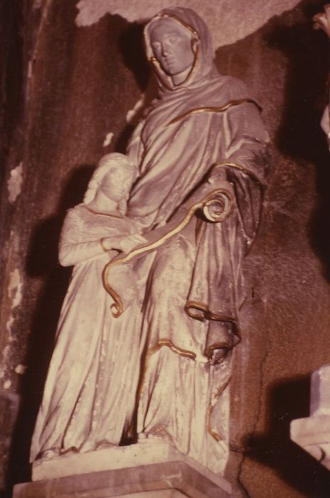 groupe sculpté : Education de la Vierge (l’)