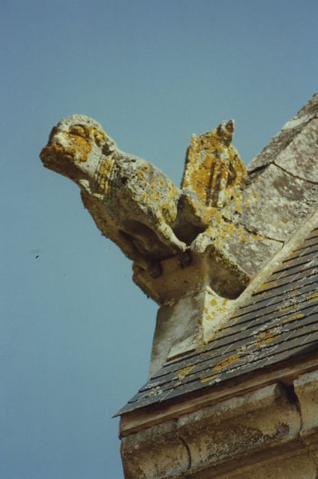 Château de Faulin : Détail d’une gargouille