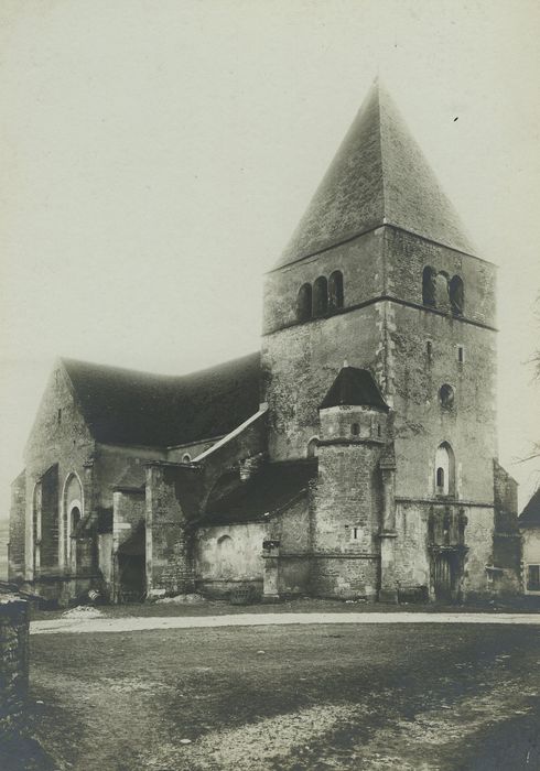 Eglise Saint-Valentin : Ensemble nord ouest, vue générale