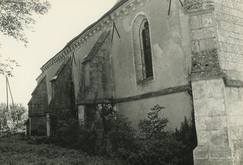 Eglise paroissiale : Façade latérale nord, vue générale