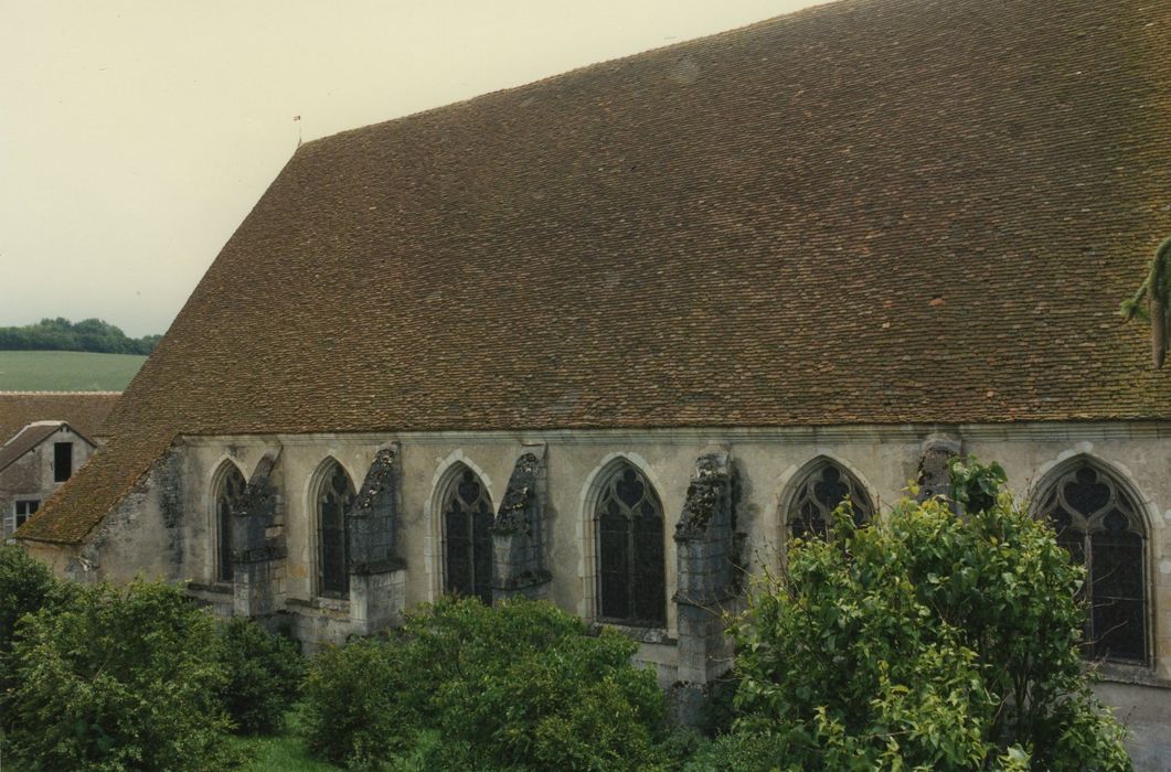 Eglise Notre-Dame : Façade latérale nord, vue partielle