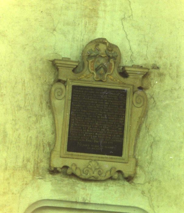 plaque funéraire