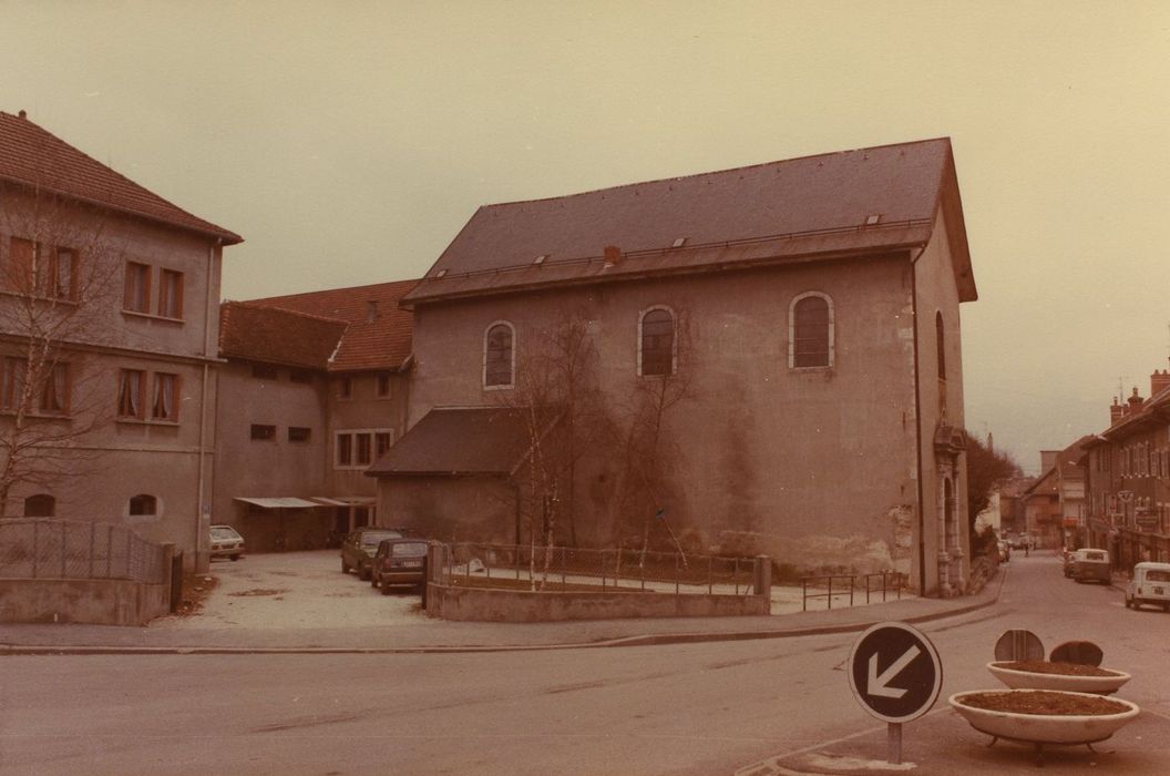 Couvent des Bernardins (ancien) : Chapelle, façade latérale ouest, vue générale