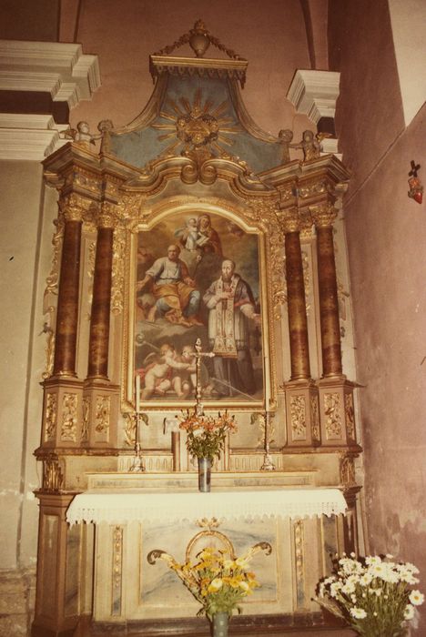 retable latéral, tableau : Saint François de Sales