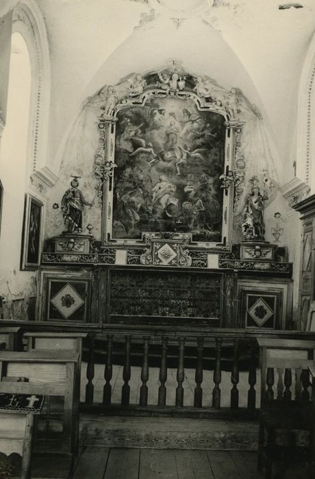 retable, tableau : Impératrice Marie-Thérèse d'Autriche, reine de Bohème et de Hongrie et le duc François Etienne de Lorraine, grand duc de Toscane (L') 