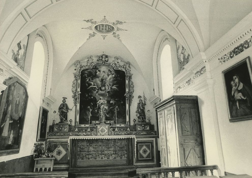 retable, tableau : Impératrice Marie-Thérèse d'Autriche, reine de Bohème et de Hongrie et le duc François Etienne de Lorraine, grand duc de Toscane (L') 