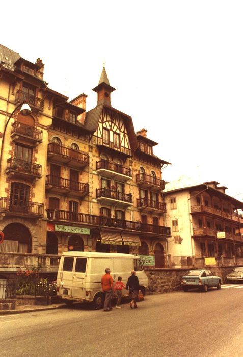 ancien hôtel de voyageurs dit Hôtel du Mont-Joly : Façade ouest, vue partielle